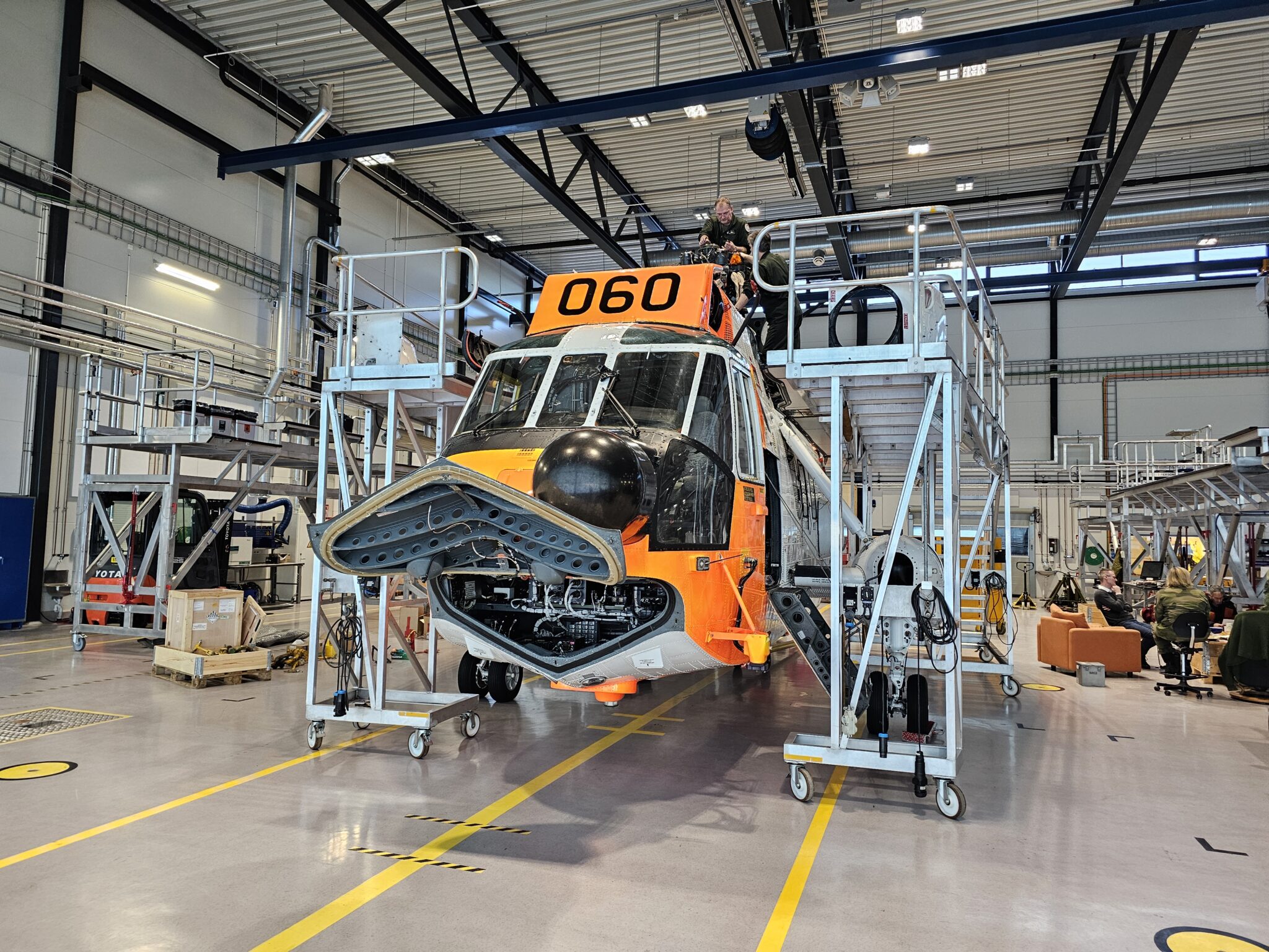 Sea King 060 til Flyhistorisk Museum - Flyhistorisk Museum Sola