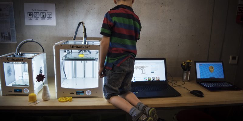 Gutt som 3D-printer