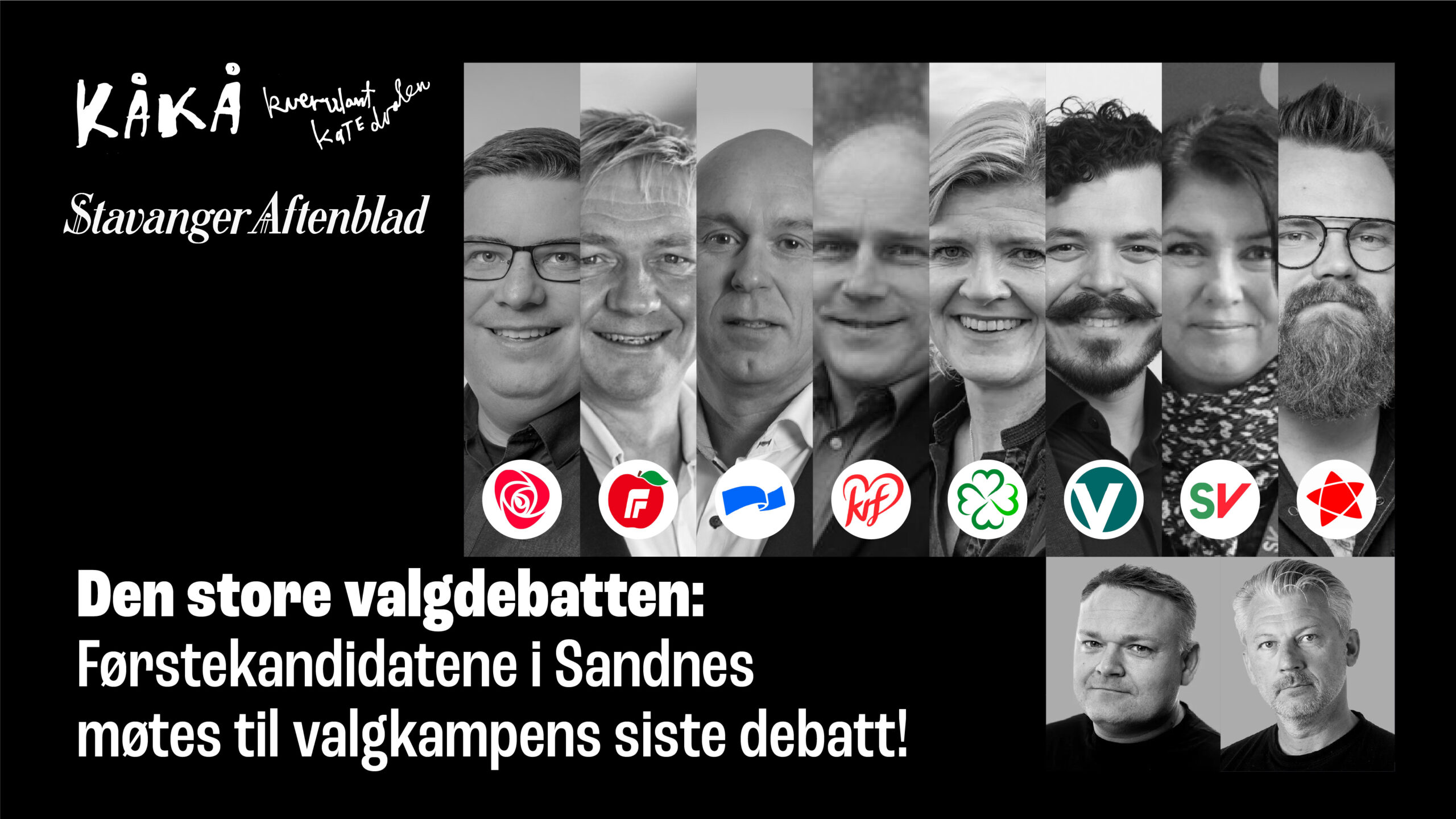 Alle ordførerkandidatene i Sandnes.