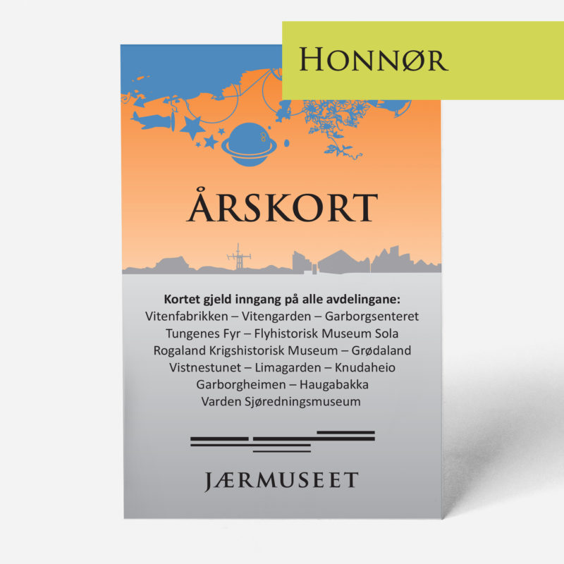 Årskort honnør - Jærmuseet