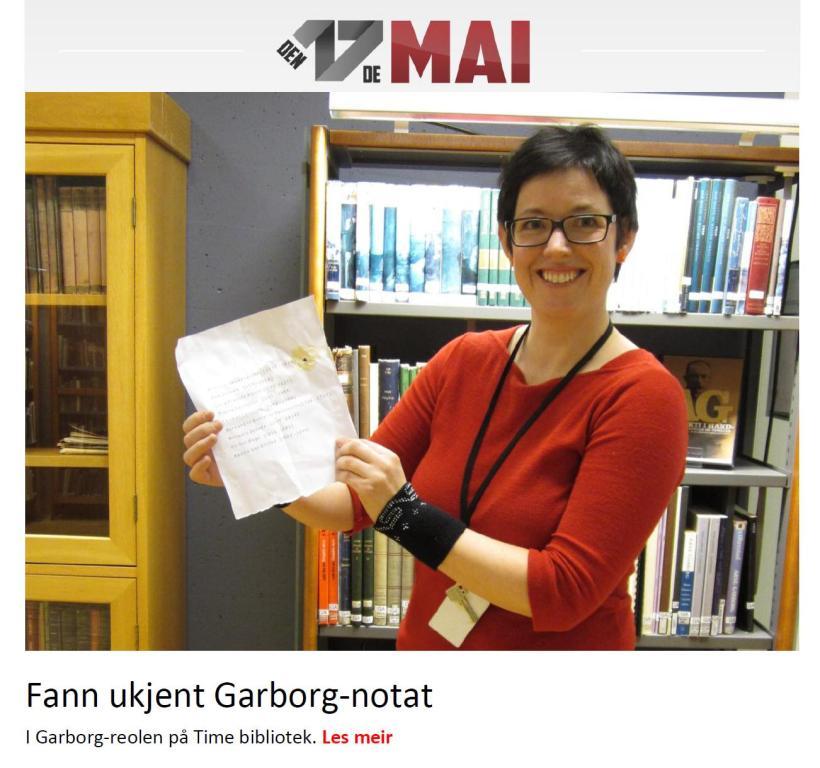 Fann Garborg-notat